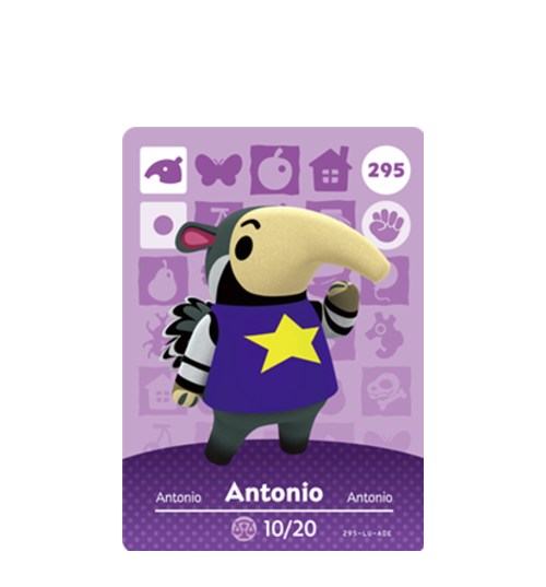 antonio plush animal crossing