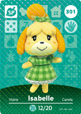 Isabelle (Dress) (Animal Crossing Cards - Series 4) amiibo card ...